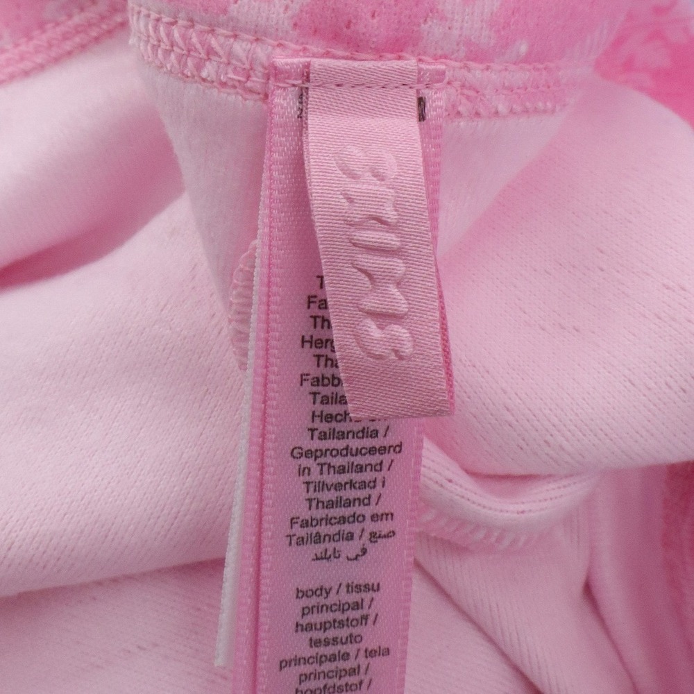 SKIMS Pink Pointelle Sleep Set S Bow Print Henley Top Shorts Lounge Pajamas - Picture 6 of 8